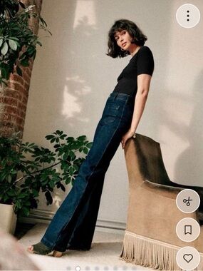 Sezane Eric Trousers - Indigo - Organic Cotton